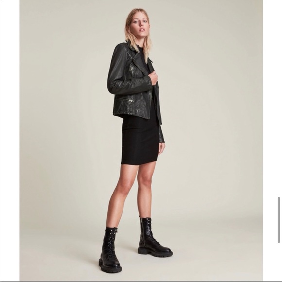 All Saints Jackets & Coats All Saints Cargo Quilted Leather Jacket